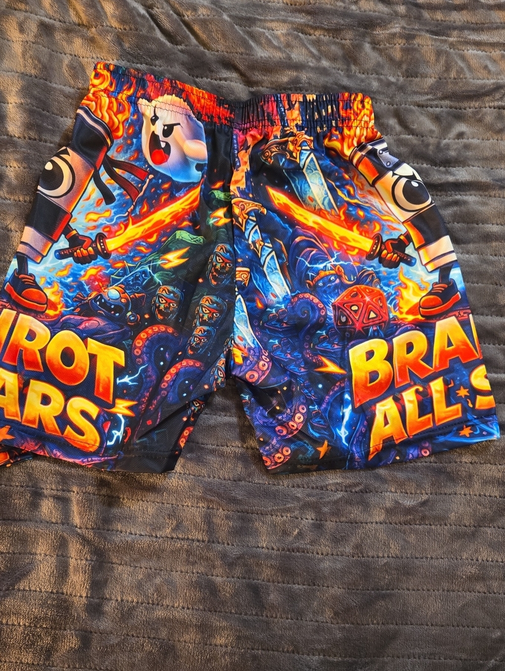 Boys Matching Loungewear Short Set Featuring Brainrot All Star Design - Picture 6 of 6